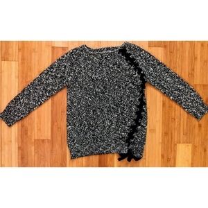 Anthro Michael Stars Lace Up Knit Sweater M